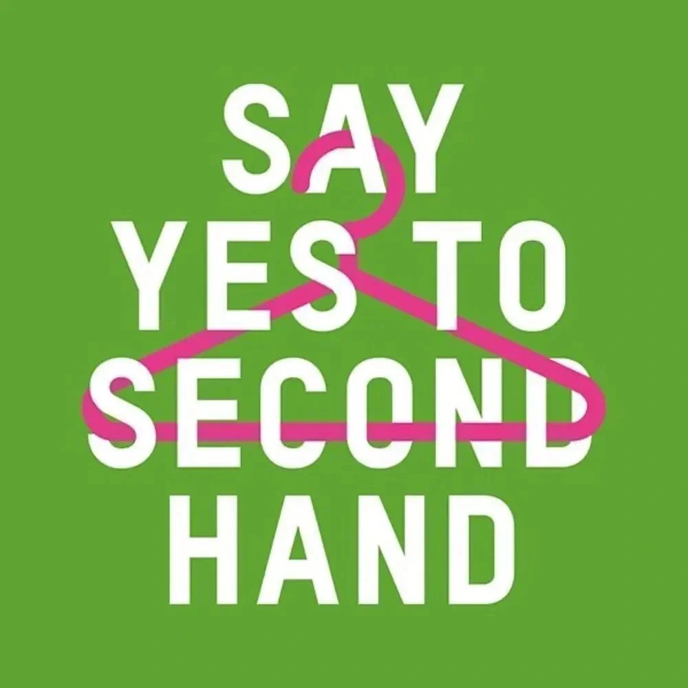 Say yes to second hand 🖐🌏👗👕👠🥰